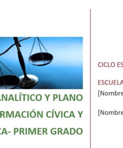 Formación Cívica y Ética - Programa Analítico y Plano Didáctico - Primer Grado de Secundaria 6 imagen 1 fc1