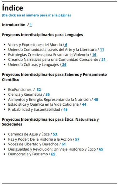 Proyectos Interdisciplinarios NEM Tercer Grado de Secundaria 2026-2027 PDF