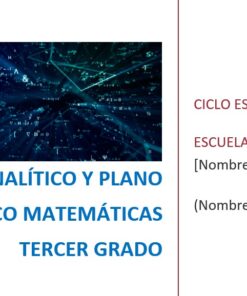 Matemáticas - Programa Analítico y Plano Didáctico - Tercer Grado de Secundaria 6 imagen 1 m3