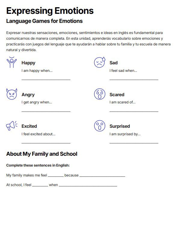 Inglés Primer Grado de Secundaria - Cuadernillo para Actividades en Casa 3 Inglés Primer Grado de Secundaria - Cuadernillo para Actividades en Casa - Image 3