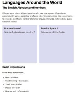 Inglés Primer Grado de Secundaria - Cuadernillo para Actividades en Casa 7 imagen 3 en1