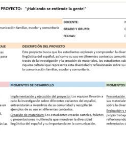 Español - Programa Analítico y Plano Didáctico - Tercer Grado de Secundaria 8 imagen 3 esp3