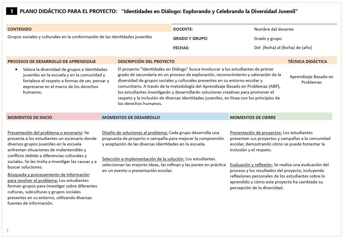 Formación Cívica y Ética - Programa Analítico y Plano Didáctico - Primer Grado de Secundaria 4 Formación Cívica y Ética - Programa Analítico y Plano Didáctico - Primer Grado de Secundaria - Image 4