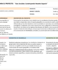 Geografía - Programa Analítico y Plano Didáctico - Primer Grado de Secundaria 8 imagen 3 geo