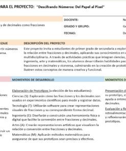 Matemáticas - Programa Analítico y Plano Didáctico - Primer Grado de Secundaria 8 imagen 3 m1