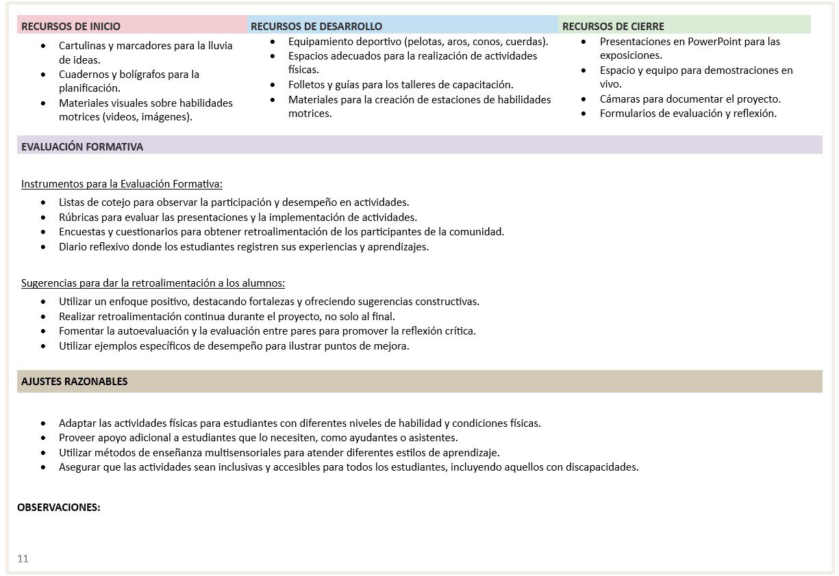 Educación Física - Programa Analítico y Plano Didáctico - Primero, Segundo y Tercer Grado de Secundaria 5 Educación Física - Programa Analítico y Plano Didáctico - Primero, Segundo y Tercer Grado de Secundaria - Image 5
