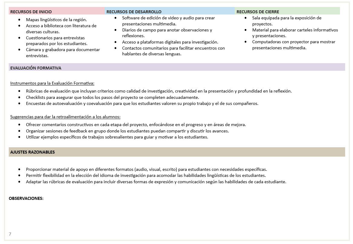 Español - Programa Analítico y Plano Didáctico - Primer Grado de Secundaria 5 Español - Programa Analítico y Plano Didáctico - Primer Grado de Secundaria - Image 5