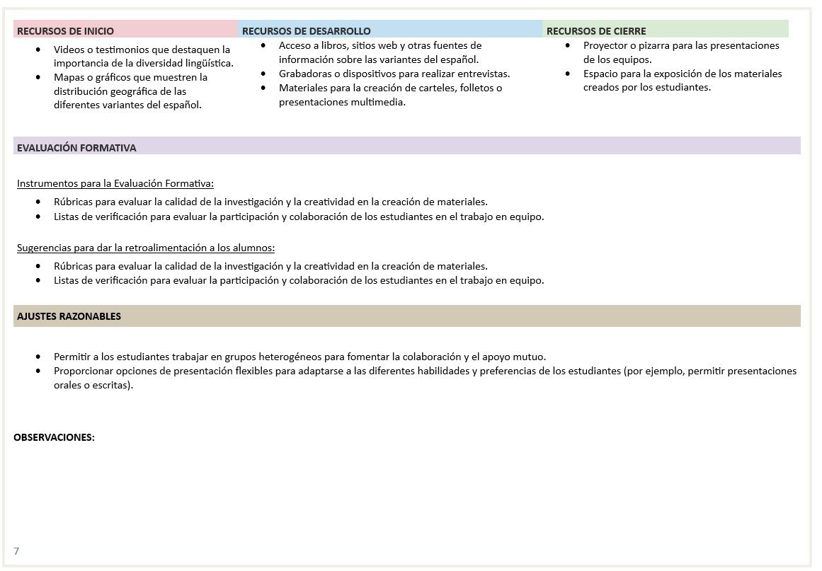 Español - Programa Analítico y Plano Didáctico - Tercer Grado de Secundaria 5 Español - Programa Analítico y Plano Didáctico - Tercer Grado de Secundaria - Image 5