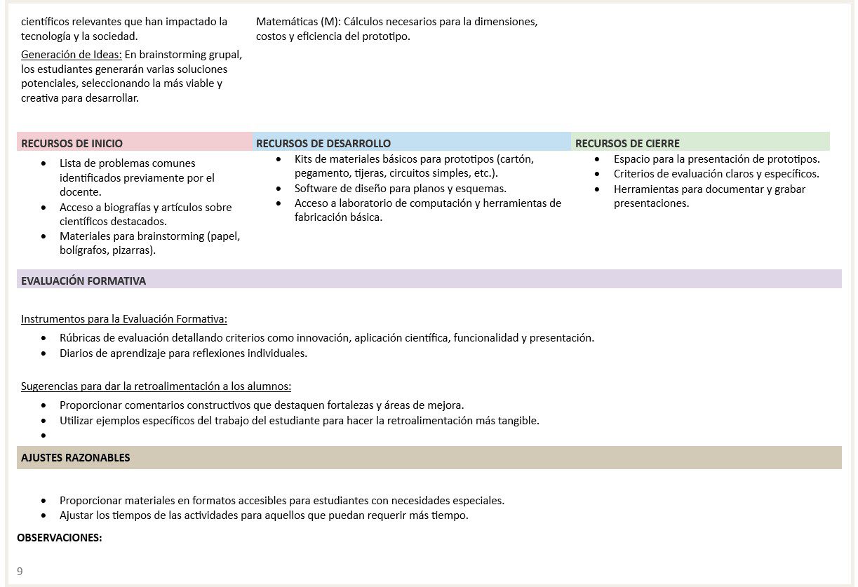 Física - Programa Analítico y Plano Didáctico - Segundo Grado de Secundaria 5 Física - Programa Analítico y Plano Didáctico - Segundo Grado de Secundaria - Image 5