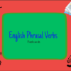Tarjetas para imprimir los verbos frasales