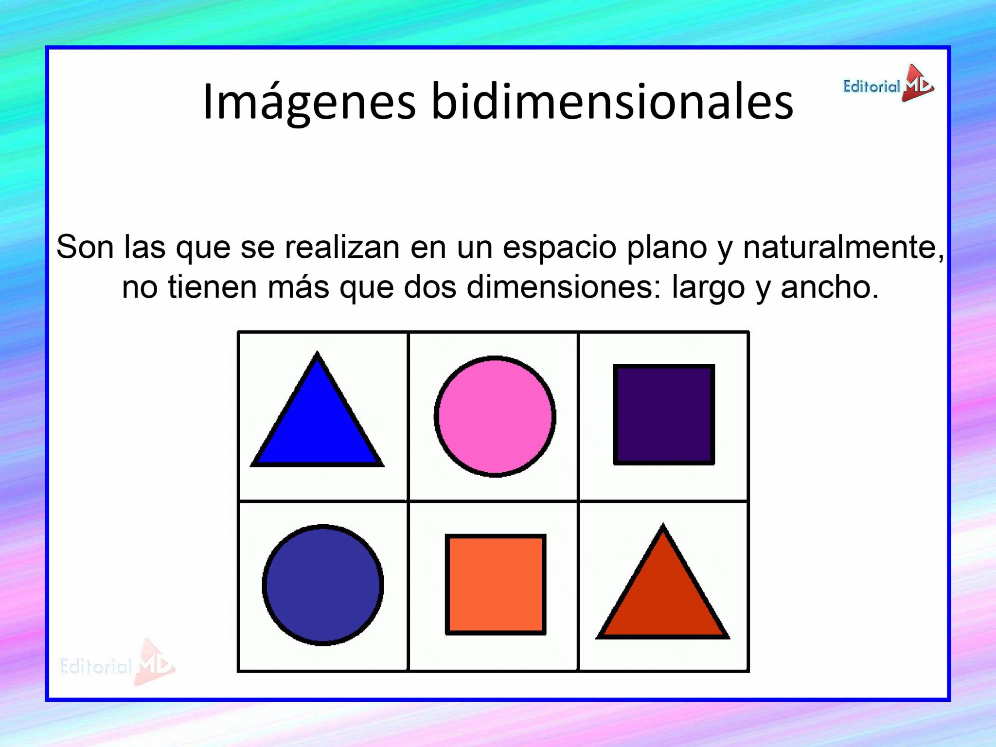 imágenes bidimensionales y tridimensionales