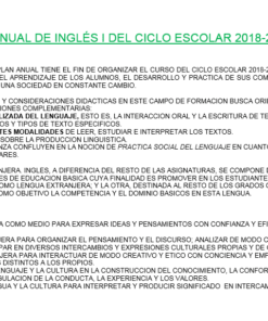 Un documento titulado 