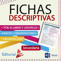 fichas descriptivas individuales y grupales