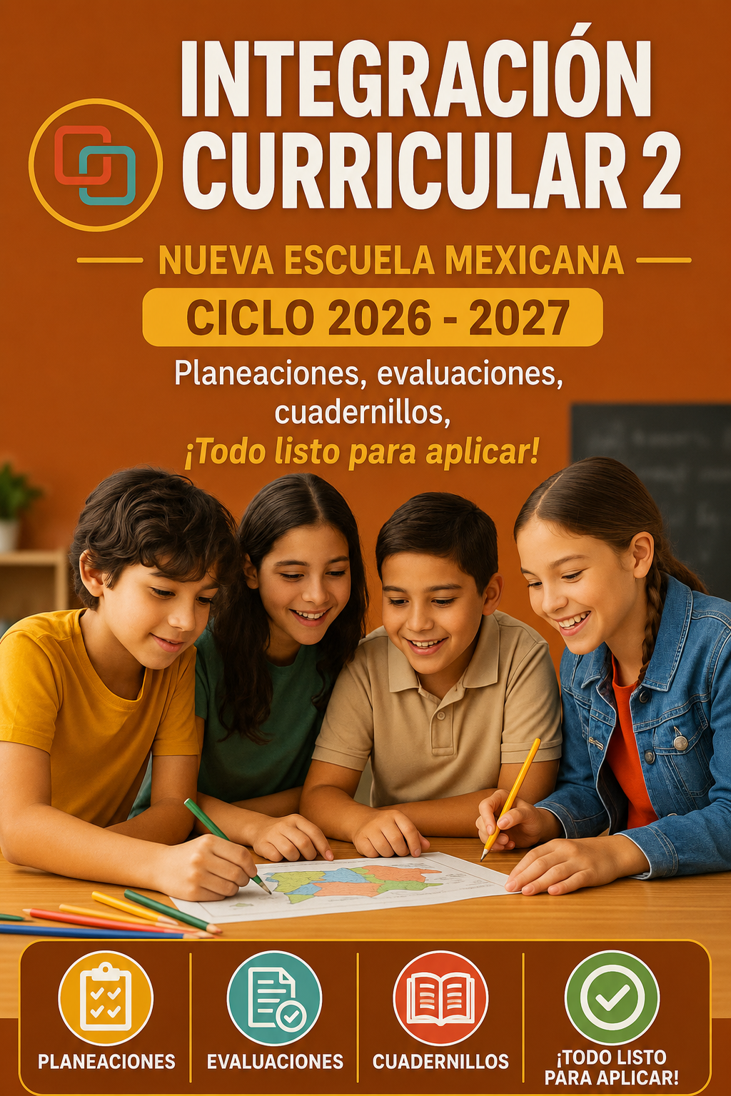 Planeaciones Integración Curricular 2° Secundaria | Ciclo Completo 2026-2027 | Editables y Listas 1 Planeaciones Integración Curricular 2° Secundaria | Ciclo Completo 2026-2027 | Editables y Listas