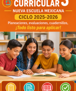 Planeaciones Integración Curricular 3° Secundaria | Ciclo Completo 2026-2027 | Editables y Listas