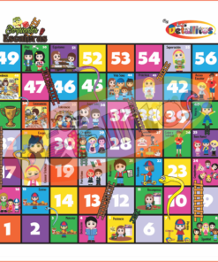 Colorido tablero de juego 