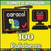 Juego Palabras 3 Sílabas 7 Un colorido póster educativo con