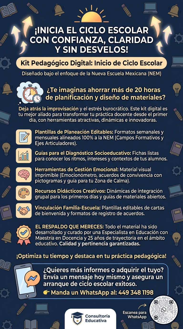 Kit de inicio de ciclo escolar para la fase 1 1 Kit de inicio de ciclo escolar para la fase 1