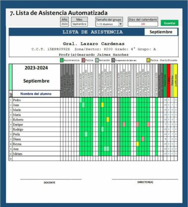 Lista de Asistencia Automatizada