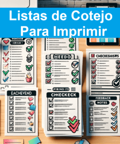 Listas de Cotejo Para Imprimir