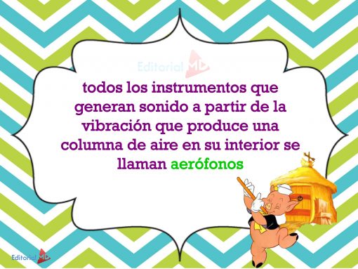 los instrumentos de aerofonos