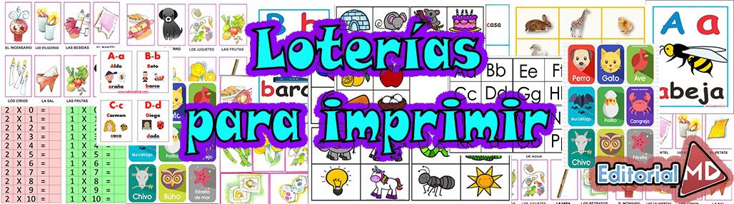 loterias para imprimir en formato PDF