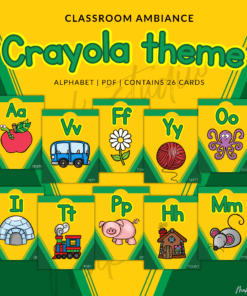 Abecedario en ingles ilustrado (alphabet)