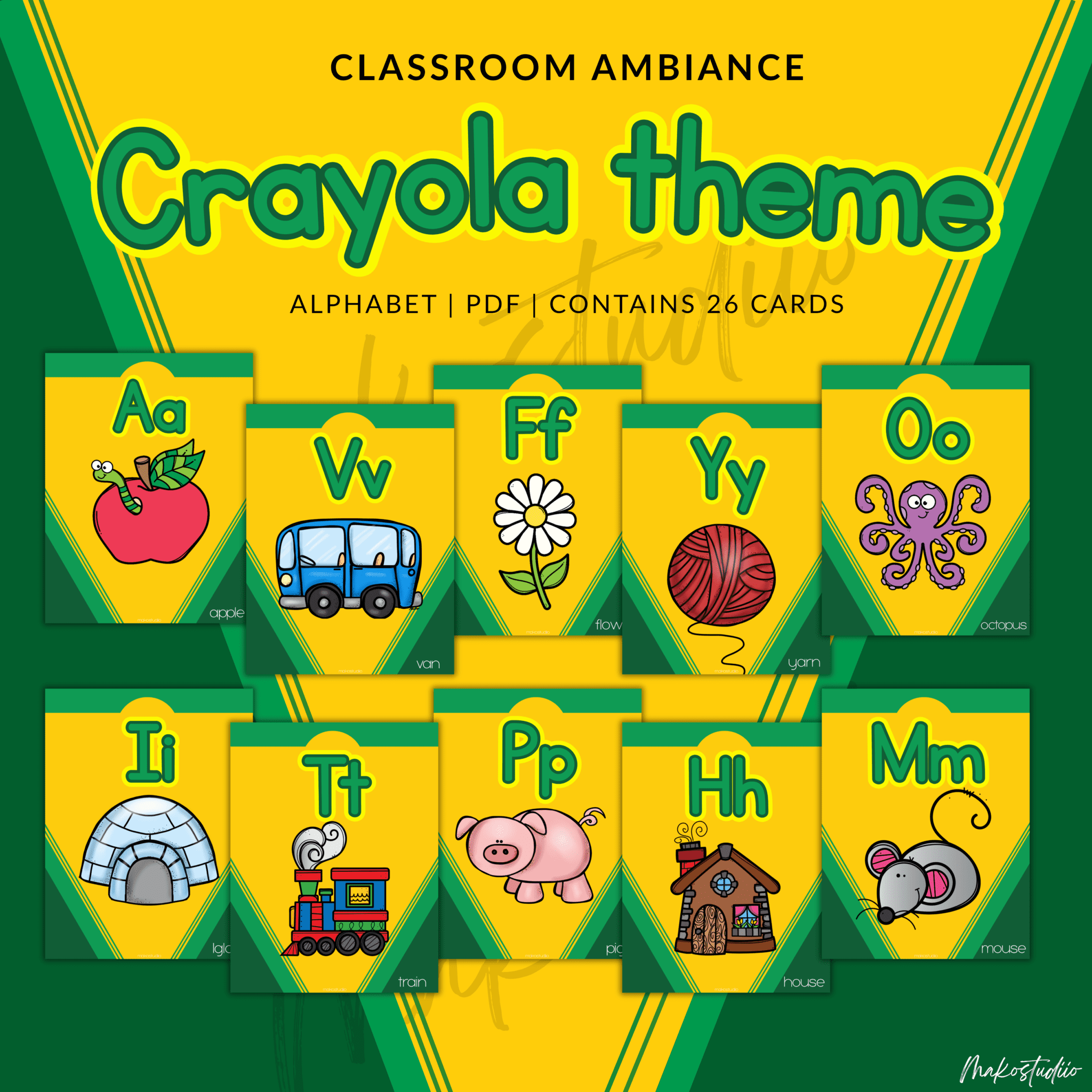 Abecedario en ingles ilustrado (alphabet) 1 Abecedario en ingles ilustrado (alphabet)