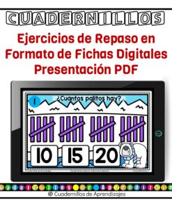 Colecciones hasta 20 Marcas de conteo Estudio de los números Matemáticas Primer Grado Primaria Fichas Digitales 11 marcas conteo colecciones fichas digitales 2