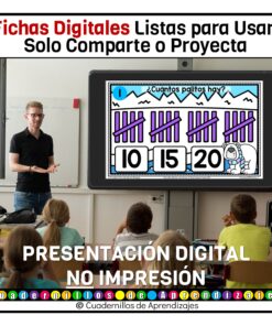 Colecciones hasta 20 Marcas de conteo Estudio de los números Matemáticas Primer Grado Primaria Fichas Digitales 12 marcas conteo colecciones fichas digitales 3