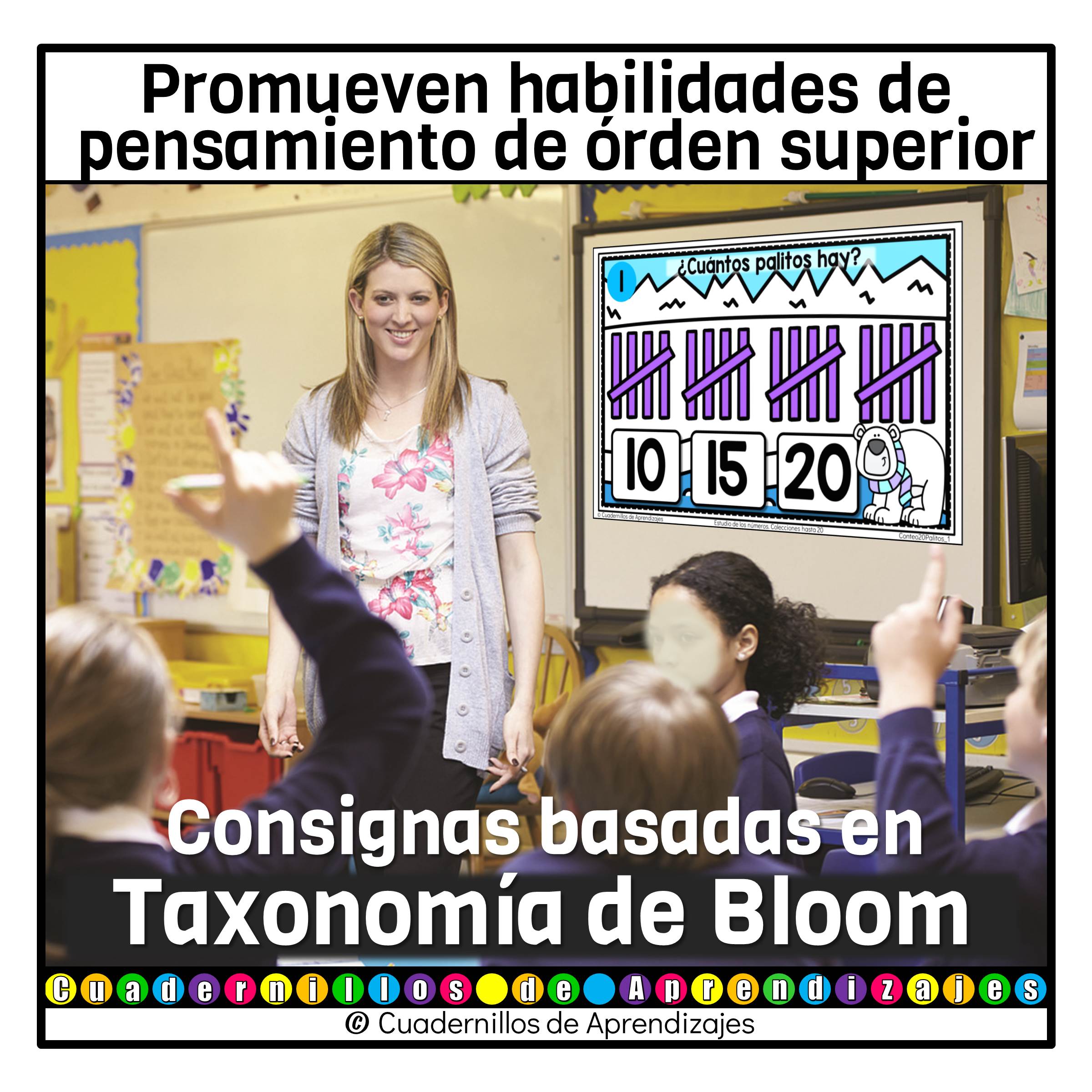 Colecciones hasta 20 Marcas de conteo Estudio de los números Matemáticas Primer Grado Primaria Fichas Digitales 4 Colecciones hasta 20 Marcas de conteo Estudio de los números Matemáticas Primer Grado Primaria Fichas Digitales - Image 4