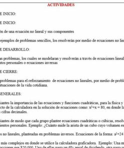 Un documento titulado 