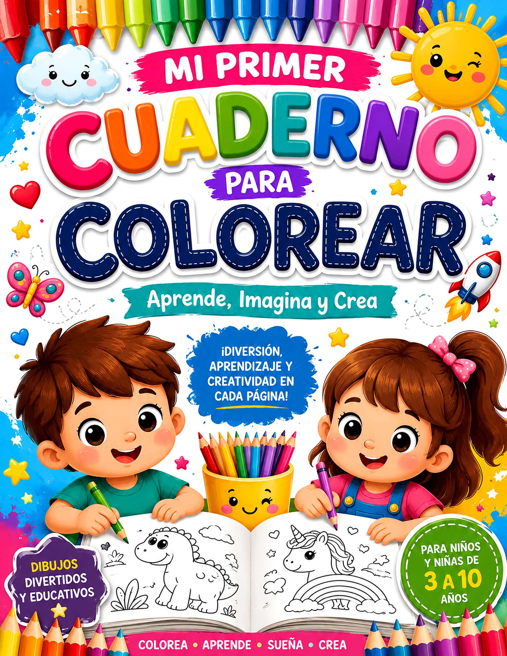 MI PRIMER CUADERNO PARA COLOREAR 1 MI PRIMER CUADERNO PARA COLOREAR