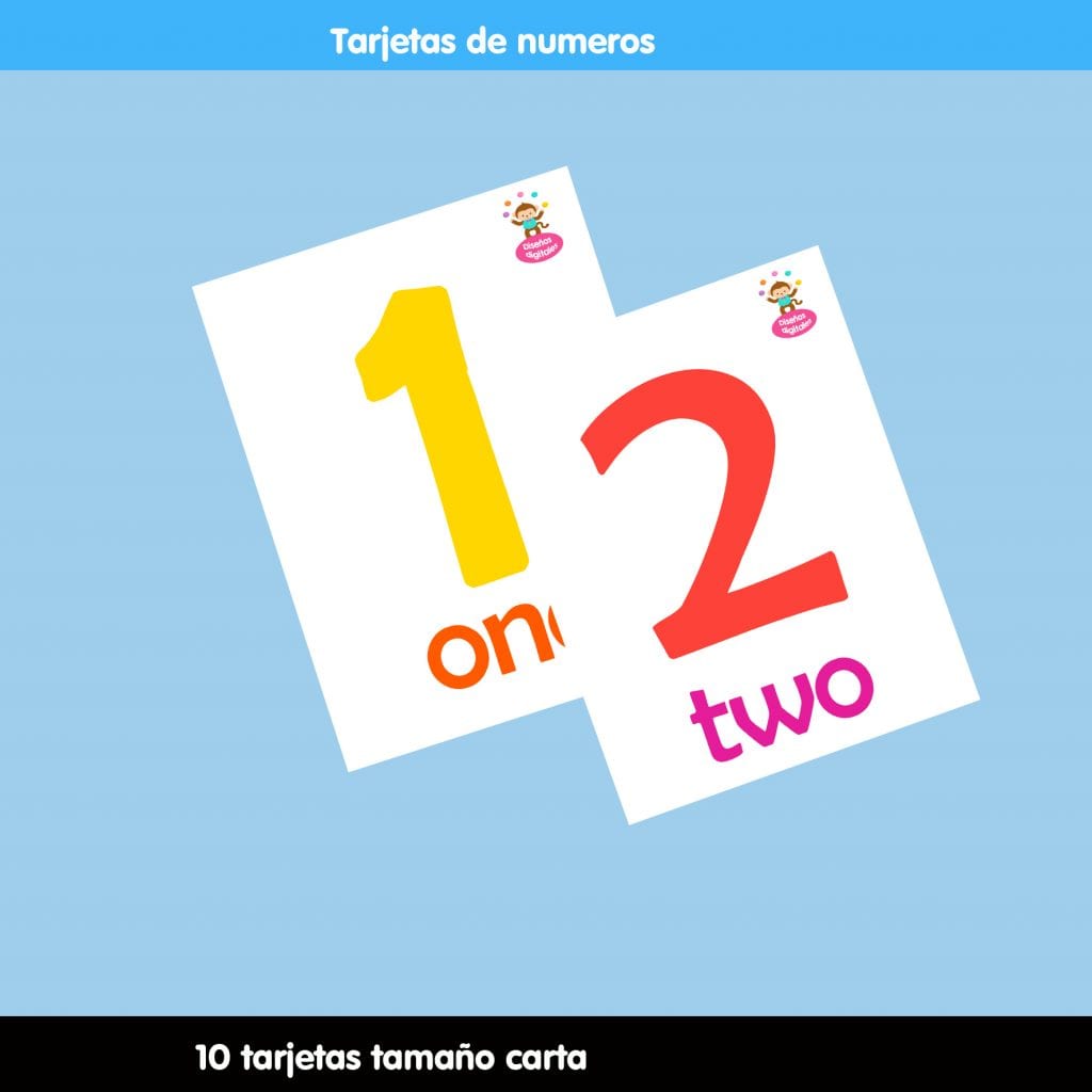 numeros en ingles del 1 al 10