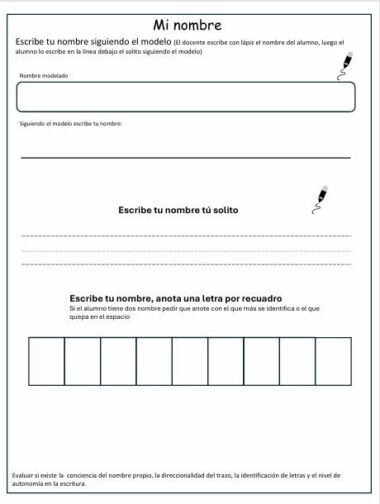 EVALUACIÓN DIAGNÓSTICA PARA PRIMER GRADO, CONOCIMIENTOS Y HABILIDADES - Image 10