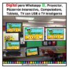 notacion potencias exponentes fichas digitales 6