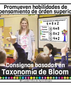Orden y jerarquía de operaciones Significado de las operaciones Matemáticas Grado Primaria Fichas Digitales 13 orden operaciones fichas digitales 4