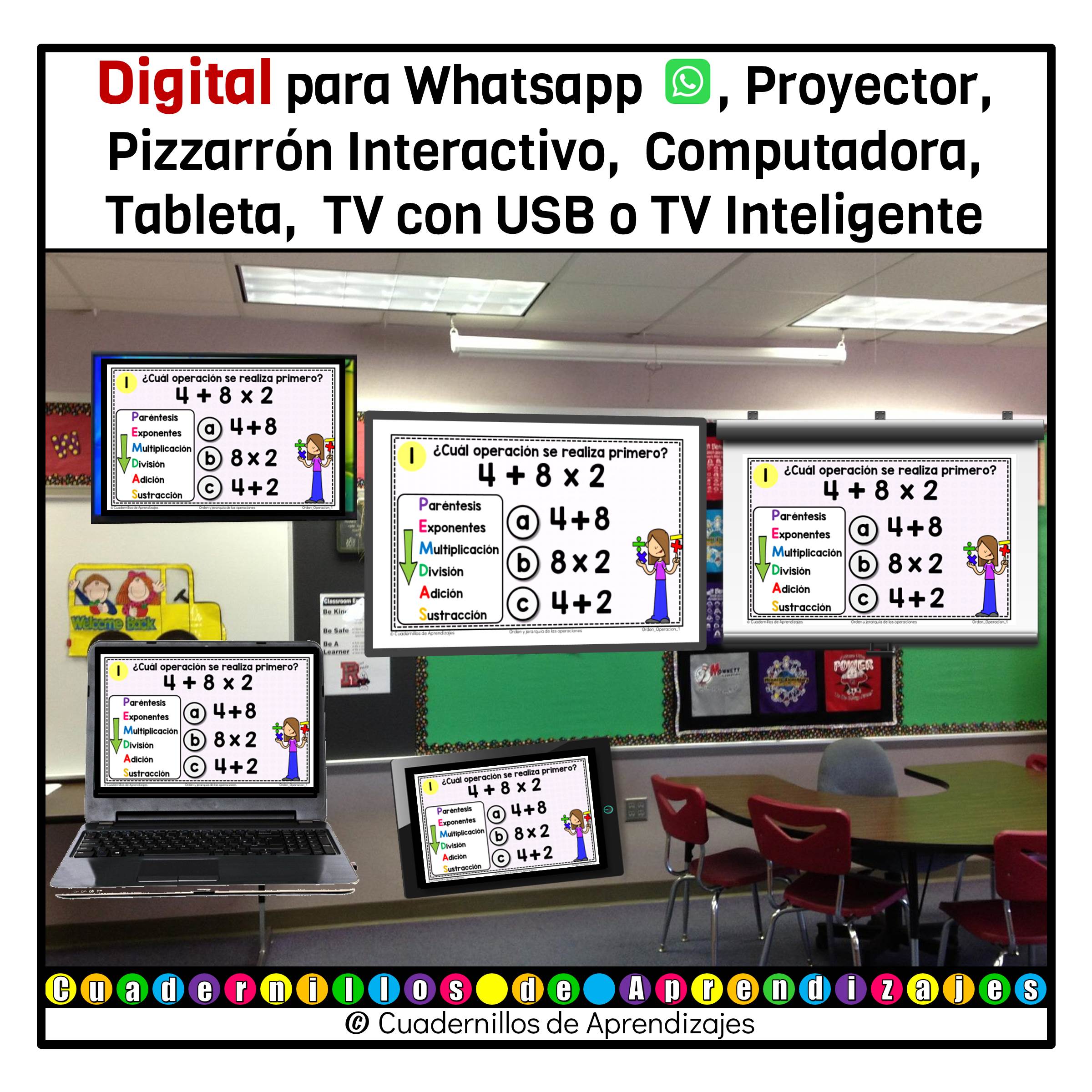 Orden y jerarquía de operaciones Significado de las operaciones Matemáticas Grado Primaria Fichas Digitales 6 Orden y jerarquía de operaciones Significado de las operaciones Matemáticas Grado Primaria Fichas Digitales - Image 6