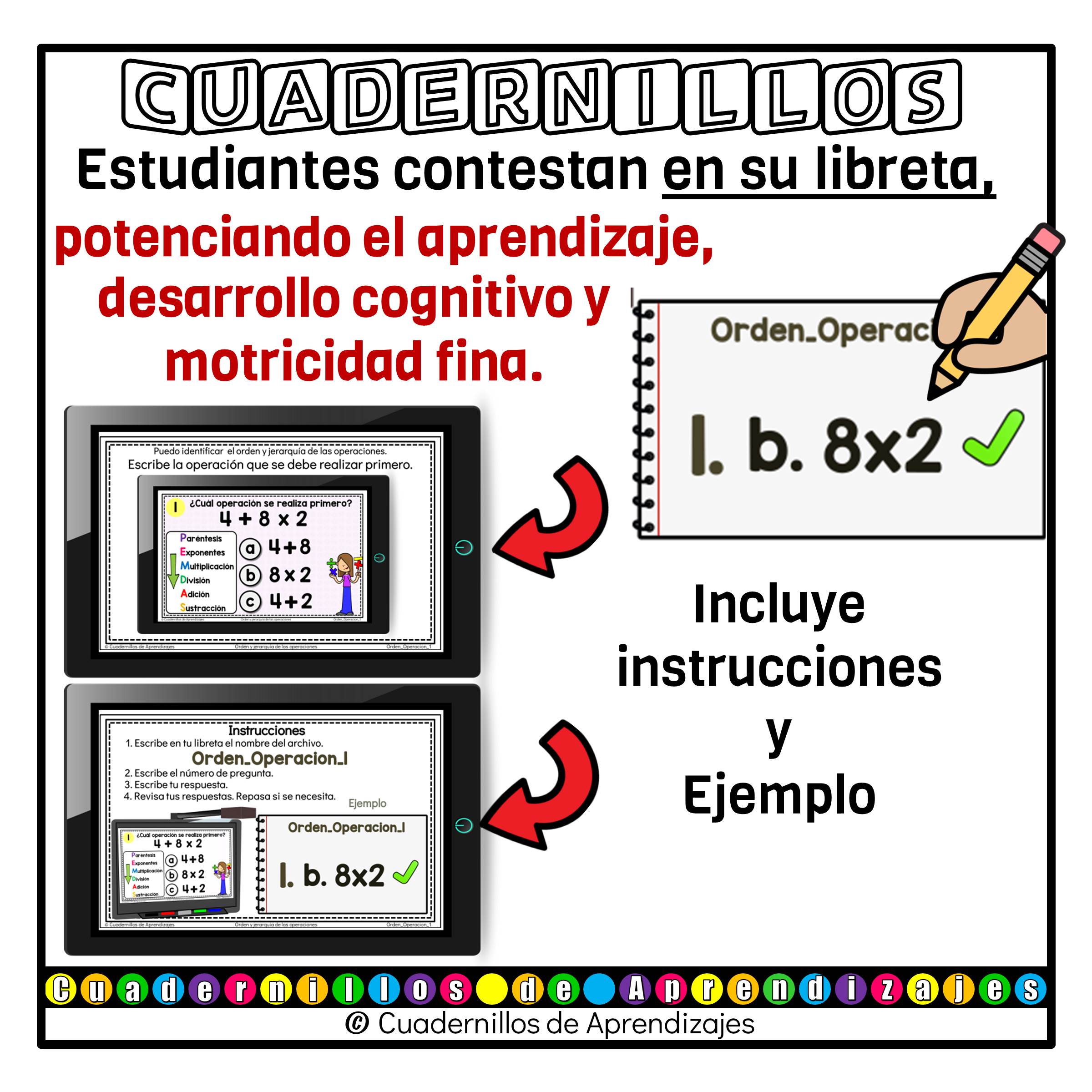Orden y jerarquía de operaciones Significado de las operaciones Matemáticas Grado Primaria Fichas Digitales 7 Orden y jerarquía de operaciones Significado de las operaciones Matemáticas Grado Primaria Fichas Digitales - Image 7