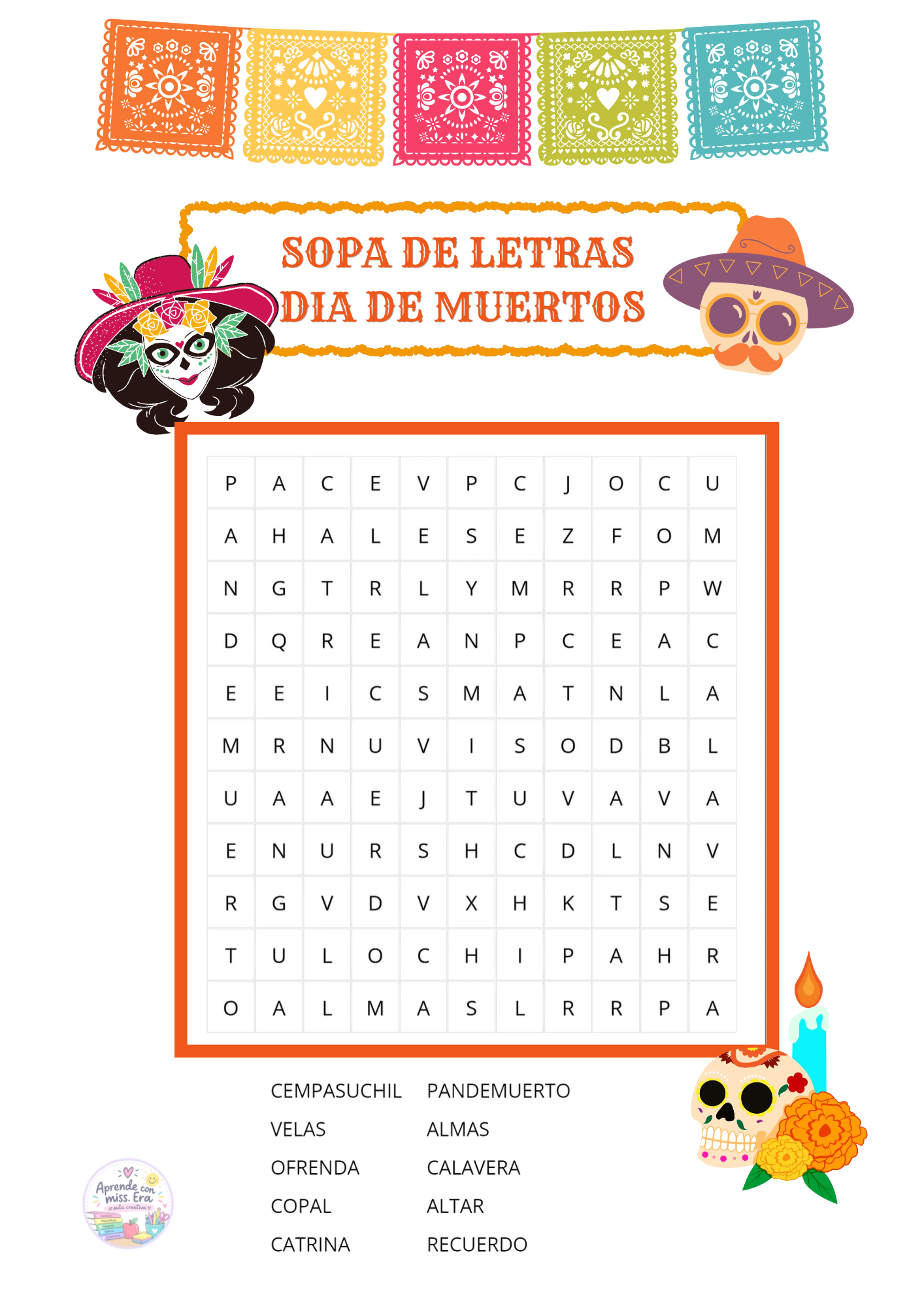 Cuadernillo: día de muertos 3 Cuadernillo: día de muertos - Imagen 3