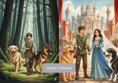 Cuento infantil Olivas y Olivares