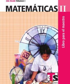 Portada de un libro de texto de matemáticas que muestra a una niña estudiando, rodeada de libros y gráficos educativos como gráficas y calculadoras. el texto dice 