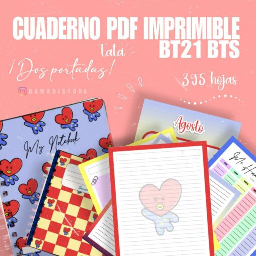 Cuaderno PDF TATA BT21 BTS