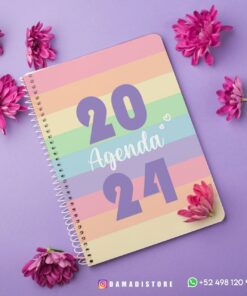 Agenda color pastel 2024