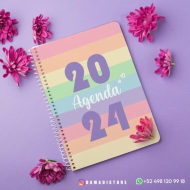 Agenda color pastel 2024