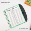 Cuaderno Descripción de Mis Libros leídos 16 Un **Cuaderno Descripción de Mis Libros leídos** abierto encuadernado en espiral muestra una página titulada