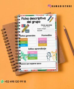 Un cuaderno con una página titulada 