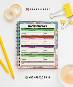 Un cuaderno de espiral titulado 