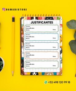 Un bloc de notas en espiral titulado 