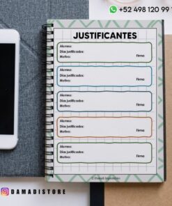 Una página de cuaderno de espiral titulada 